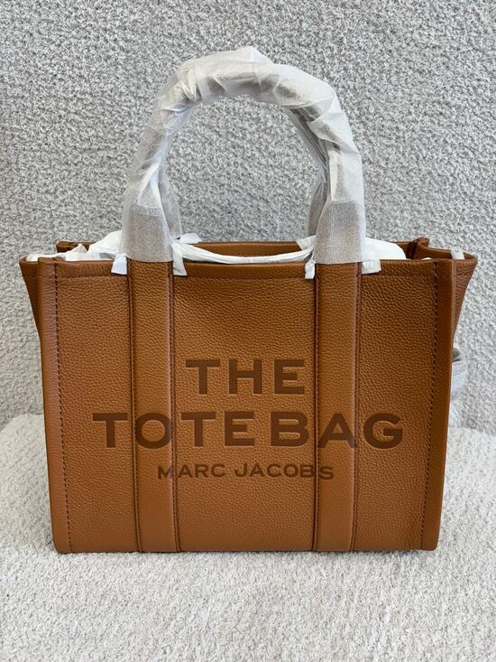 Marc Jacobs Handbags - NWT Marc Jacobs The Tote Bag Brown Pebbled Leather Tote Purse #72892